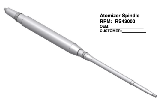 Atomizer Spindle rs43000