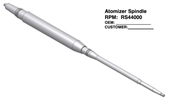 Atomizer Spindle-rs44000