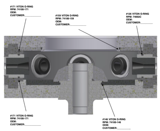 10" O-Ring Standard