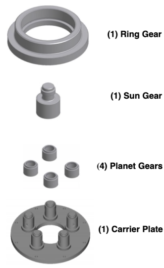 3.672 gearbox components 3.672 gearbox components