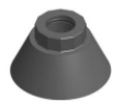 hastelloy cone nut 240mm